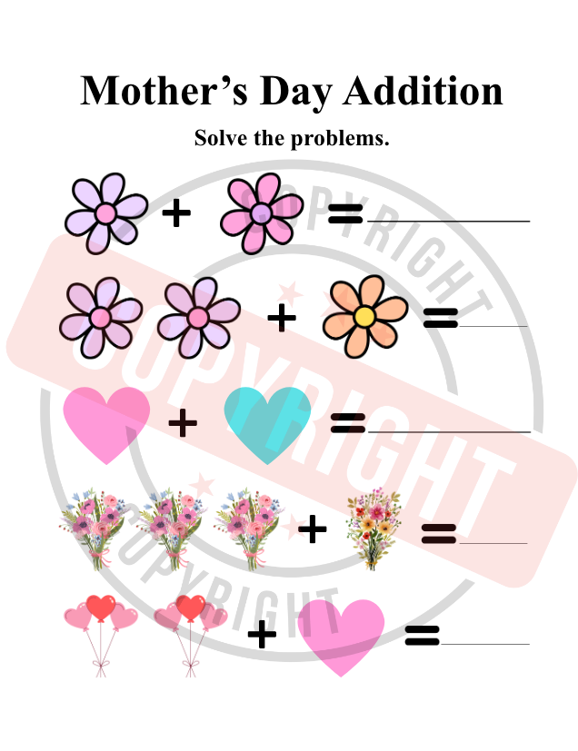 Mother's Day Activity Packet for Elementary-Aged Children [Printable PDF] [14 Interactive Pages