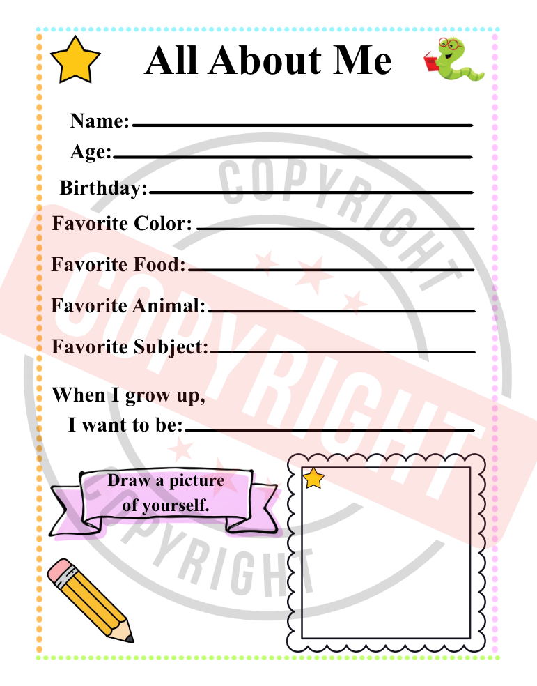 3rd Grade First Day of School Activity Packet [Printable PDF] [15 Interactive Pages]
