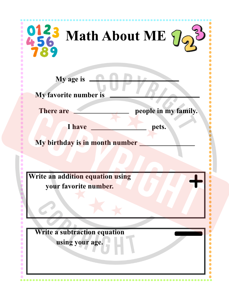 3rd Grade First Day of School Activity Packet [Printable PDF] [15 Interactive Pages]