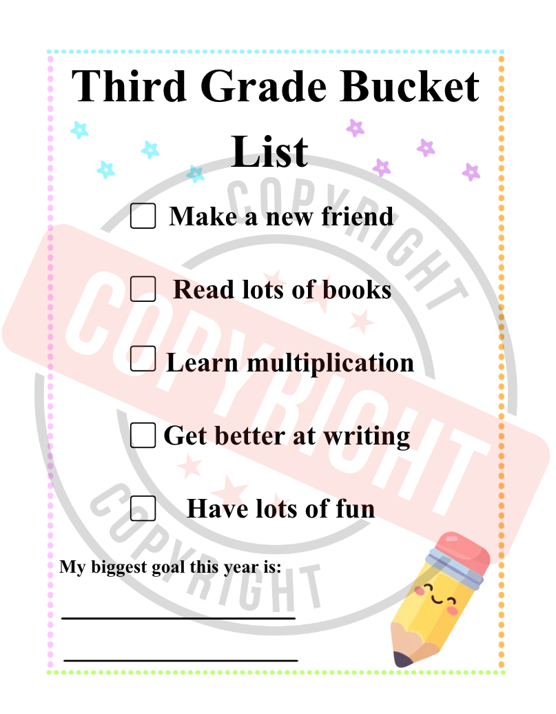 3rd Grade First Day of School Activity Packet [Printable PDF] [15 Interactive Pages]