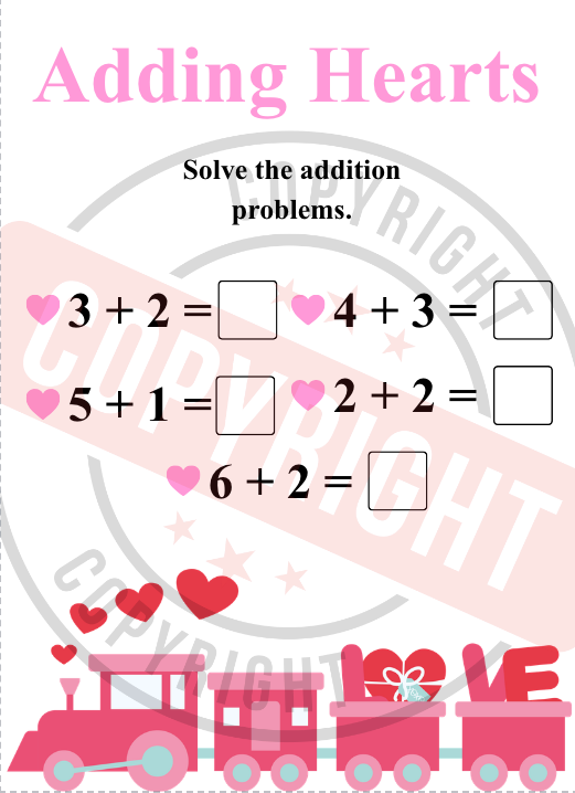 Valentine's Day Activity Packet for Elementary-Aged Children [Printable PDF] [12 Interactive Pages] (Copy)