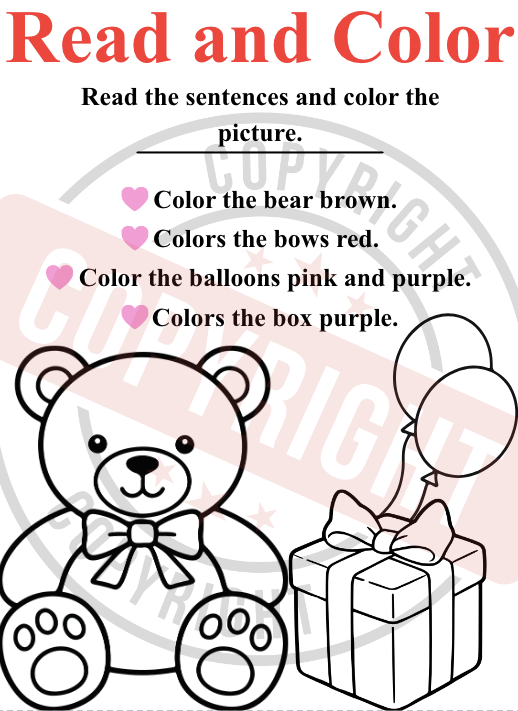 Valentine's Day Activity Packet for Elementary-Aged Children [Printable PDF] [12 Interactive Pages] (Copy)